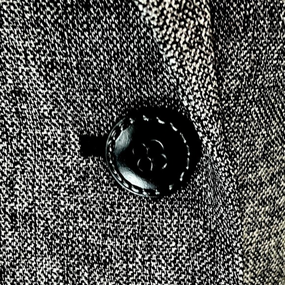 Nine West Women’s Black White Tweed Blazer Size 16 - Picture 4 of 8